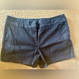 LOFT Dark Blue Denim Shorts